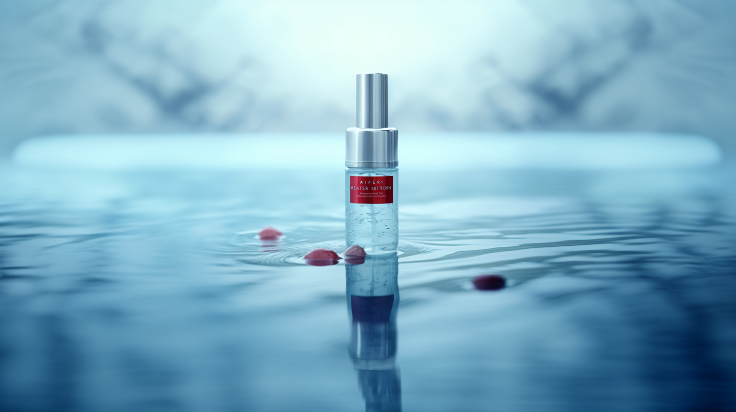 Produits LANEIGE disposés élégamment, mettant en avant l'hydratation avancée et le soin de la peau grâce à la technologie Water Science.