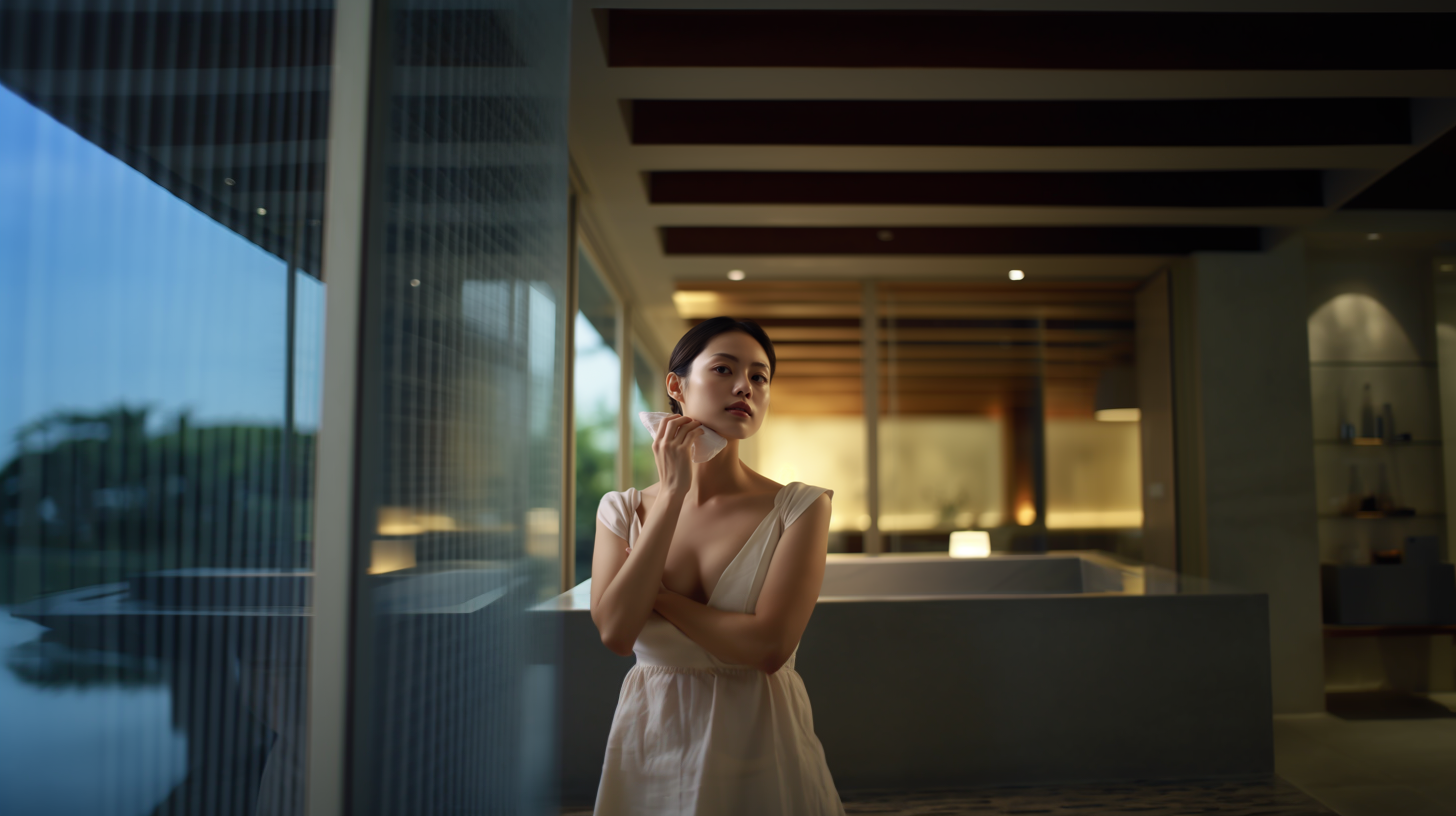 Produits Biore alignés, soulignant l'efficacité des nettoyants et des bandes de pores pour une peau nette et sans imperfections.