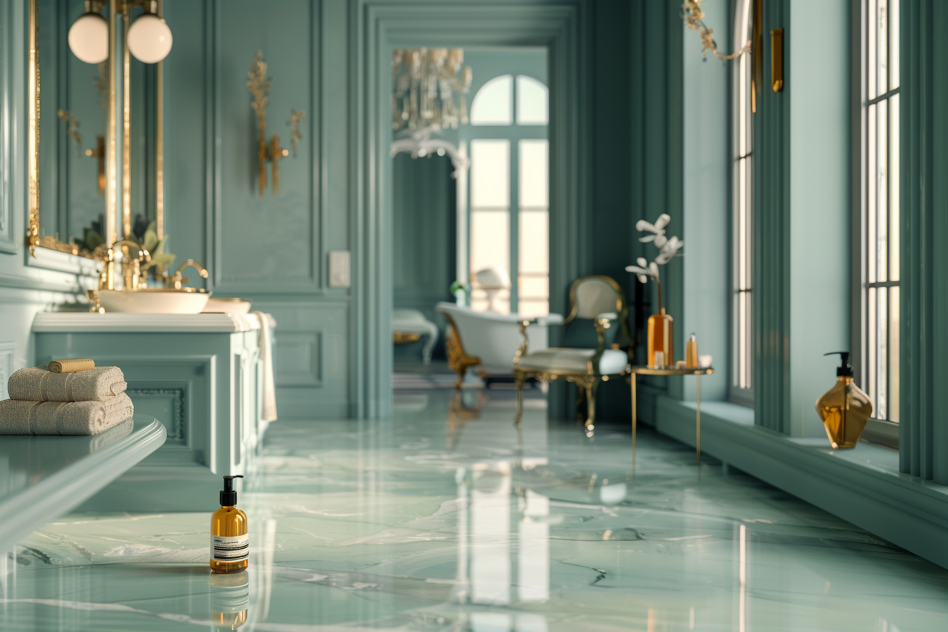 Application de brume visage en spray pour hydratation et fraîcheur, tenue main, fond neutre.